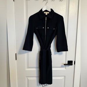 Michael Kors navy utility dress size s